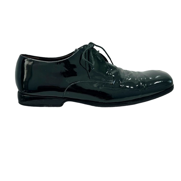 BRUNO MAGLI PARKER LACE UP SQUARE TOE BLACK PATENT LEATHER TUXEDO SHOE main image 16